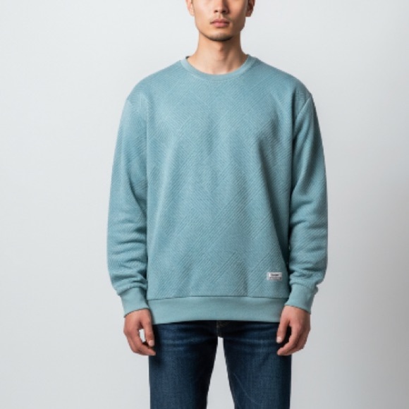 Dazy Other - DAZY Men's Solid Color Crew Neck
Long Sleeve Sweatshirt Size XL Casual Geometric